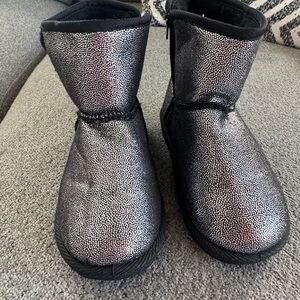 Rouge Helium Kids Boots in Black and Silver